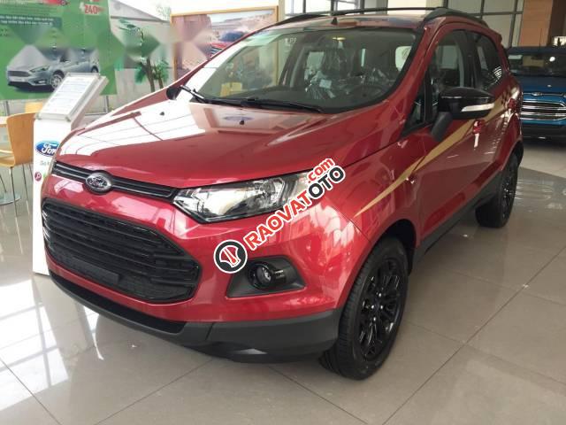 Bán Ford EcoSport 1.5L Tiatnium  AT năm 2017, màu đỏ-0