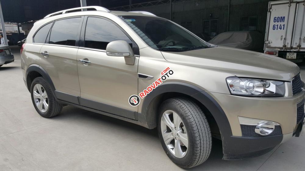 Bán Chevrolet Captiva LTZ 2.4AT màu vàng cát, số tự động biển Sài Gòn, sản xuất 2013 một chủ-8