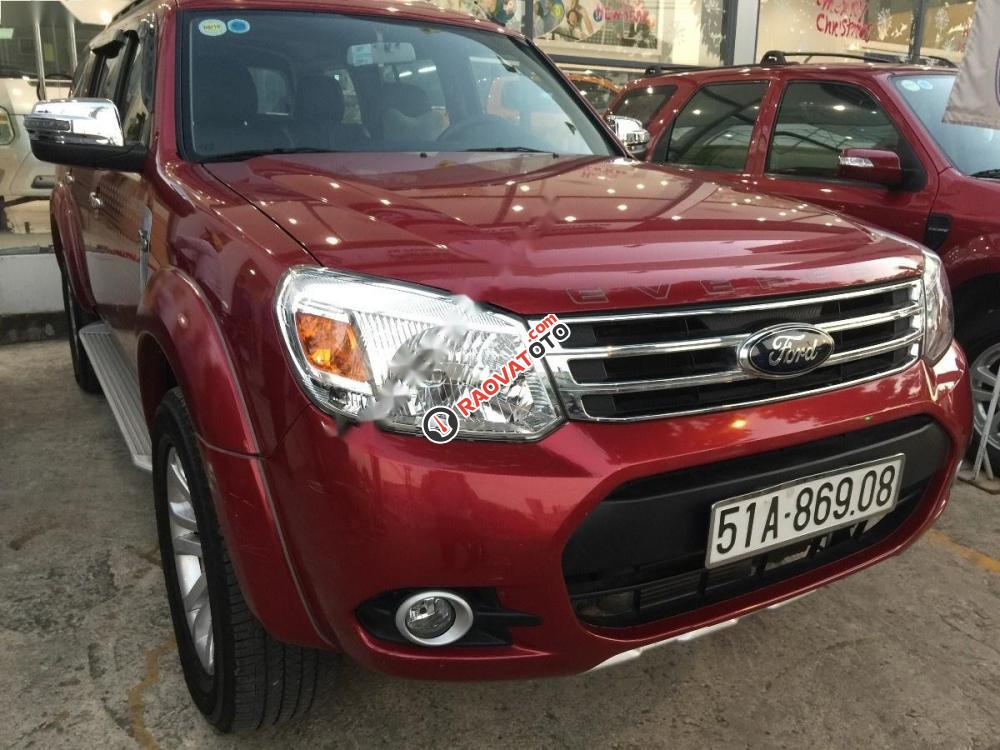 Bán ô tô Ford Everest 2.5 đời 2014, màu đỏ số tự động, giá tốt-1