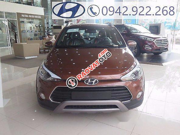 Bán Hyundai i20 Active sản xuất 2017, màu nâu -0