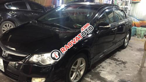 Cần bán lại xe Honda Civic 2.0 AT đời 2008, màu đen, giá tốt-2