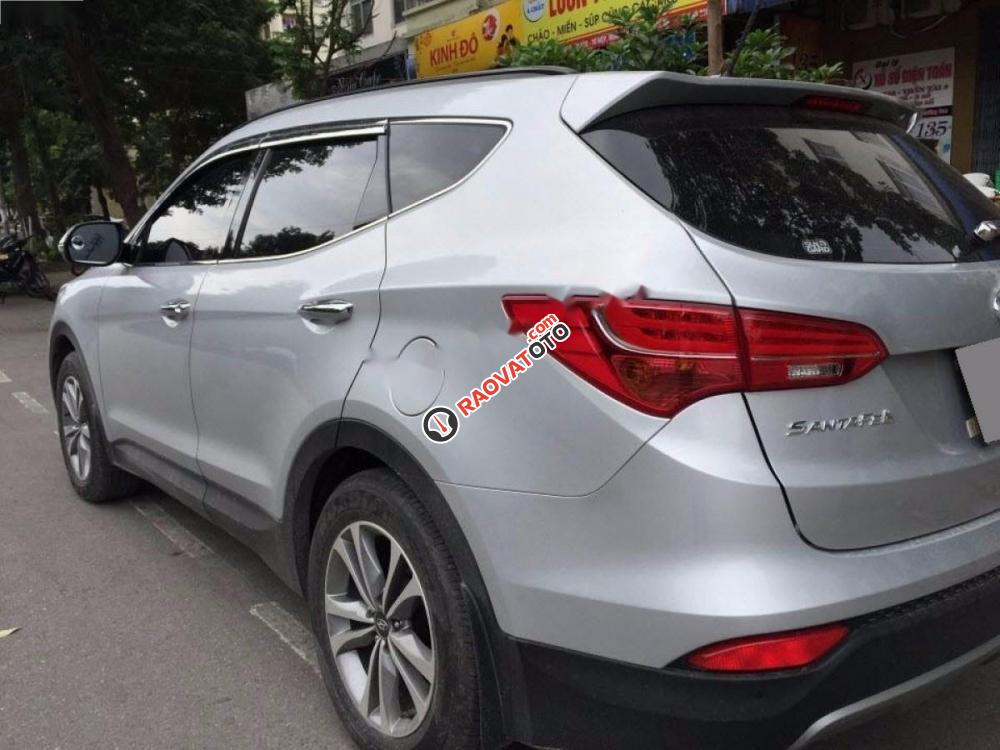 Bán xe Hyundai Santa Fe 2015, màu bạc, nhập khẩu nguyên chiếc-2