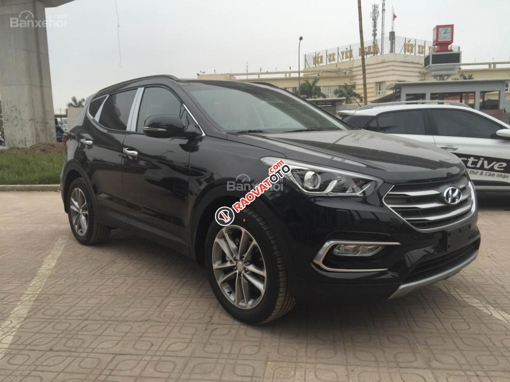 Cần bán Hyundai Santa Fe đời 2018, màu đen, xe nhập. Liên hệ: 0905976950-0