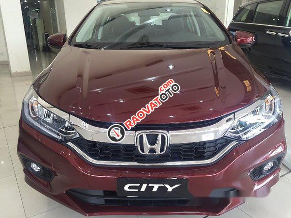 Bán xe Honda City năm 2017, màu đỏ-0