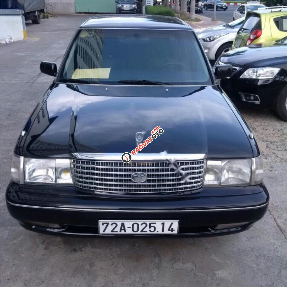 Bán Toyota Crown đời 1993, màu đen, xe nhập, 180 triệu-1