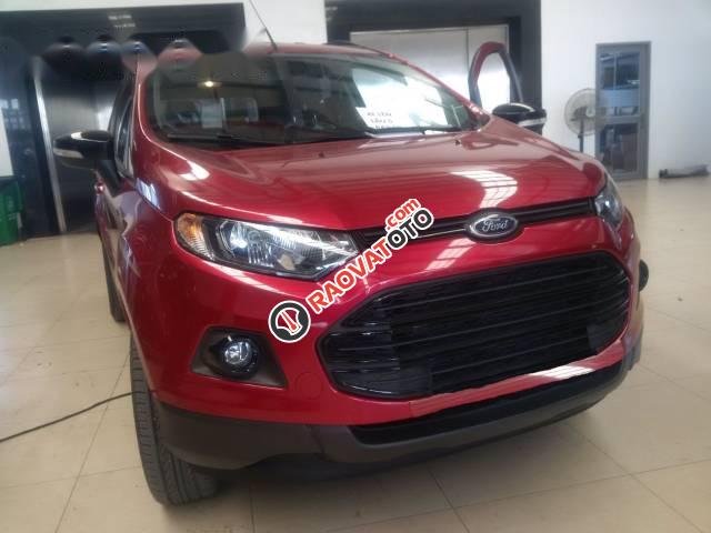 Bán Ford EcoSport 1.5L Tiatnium  AT năm 2017, màu đỏ-5