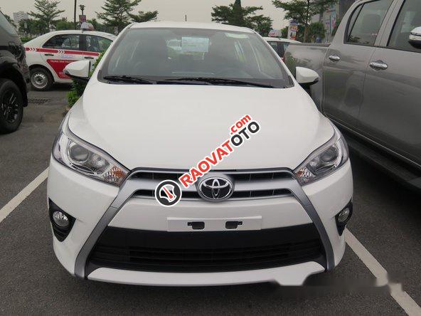 Cần bán xe Toyota Yaris G AT năm 2017, màu trắng-0