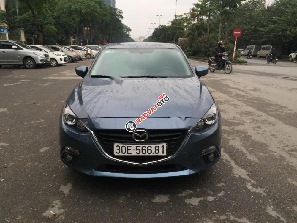 Bán xe Mazda 3 1.5AT đời 2016, màu xanh lam số tự động, giá cạnh tranh-1