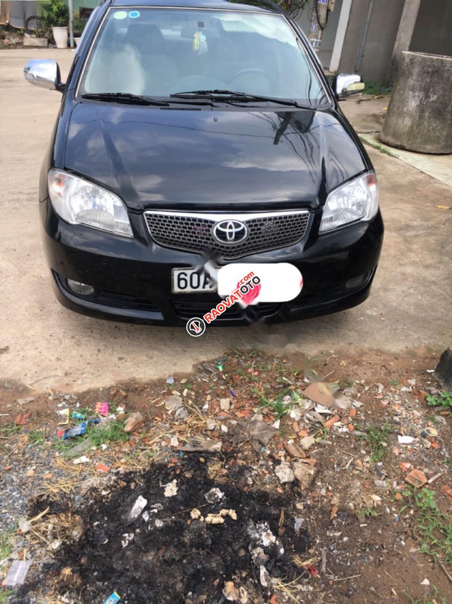 Cần bán lại xe Toyota Vios 1.5MT đời 2006, màu đen, giá 195tr-0