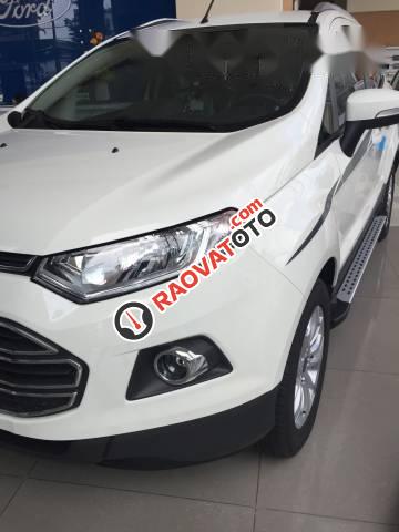 Cần bán xe Ford EcoSport Titanium năm 2017, màu trắng, 590tr-1