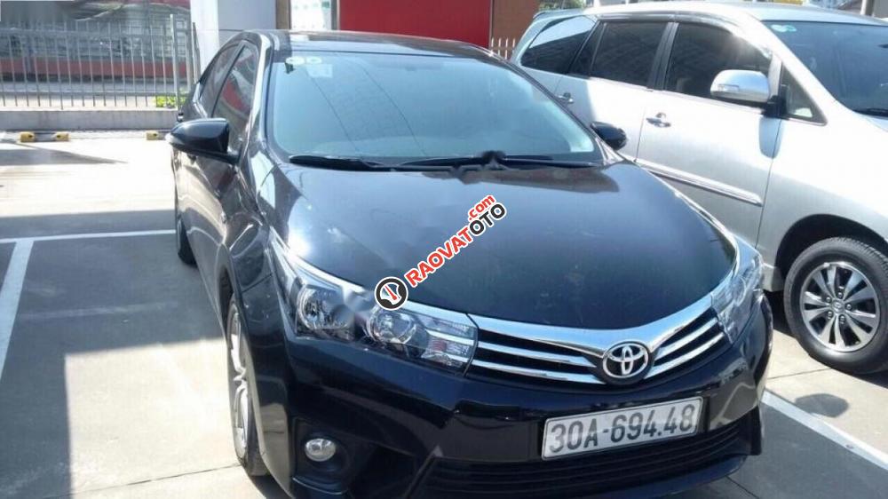 Bán ô tô Toyota Corolla altis 1.8G AT đời 2015, màu đen như mới-0