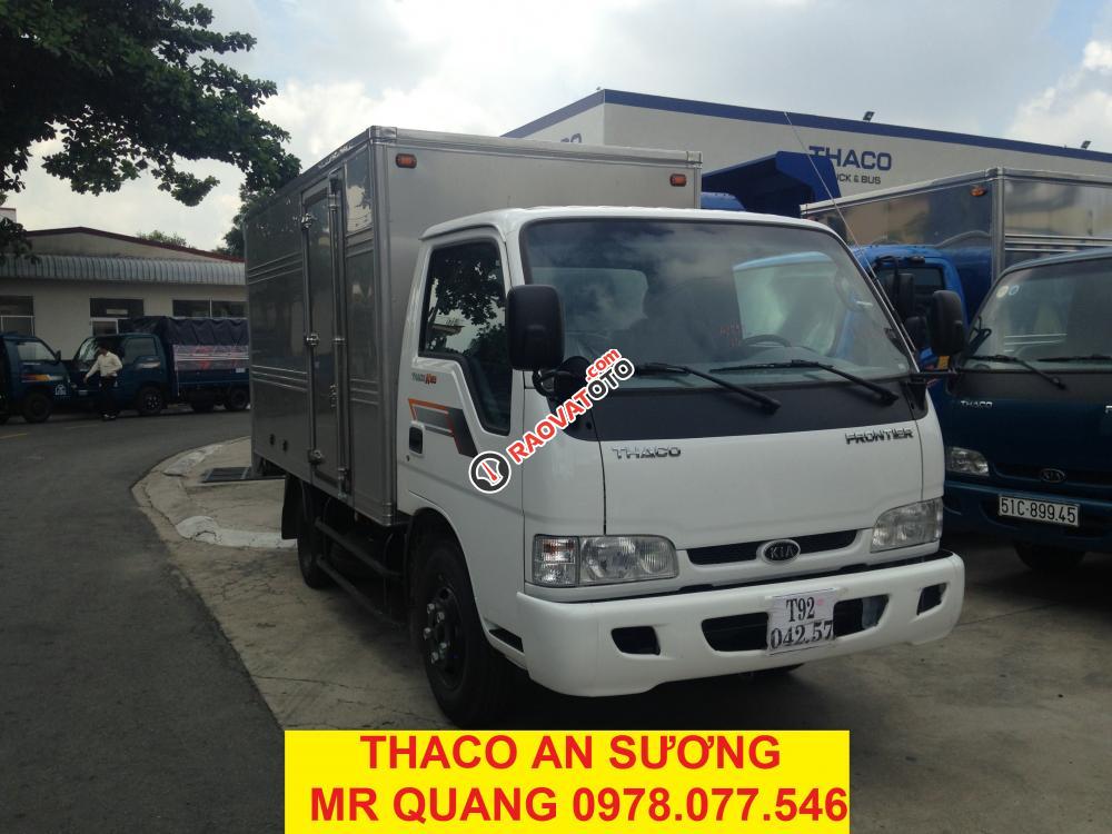 Xe tải Thaco K165s tải 2.4 tấn thùng kín, giao xe ngay đời 2017-0