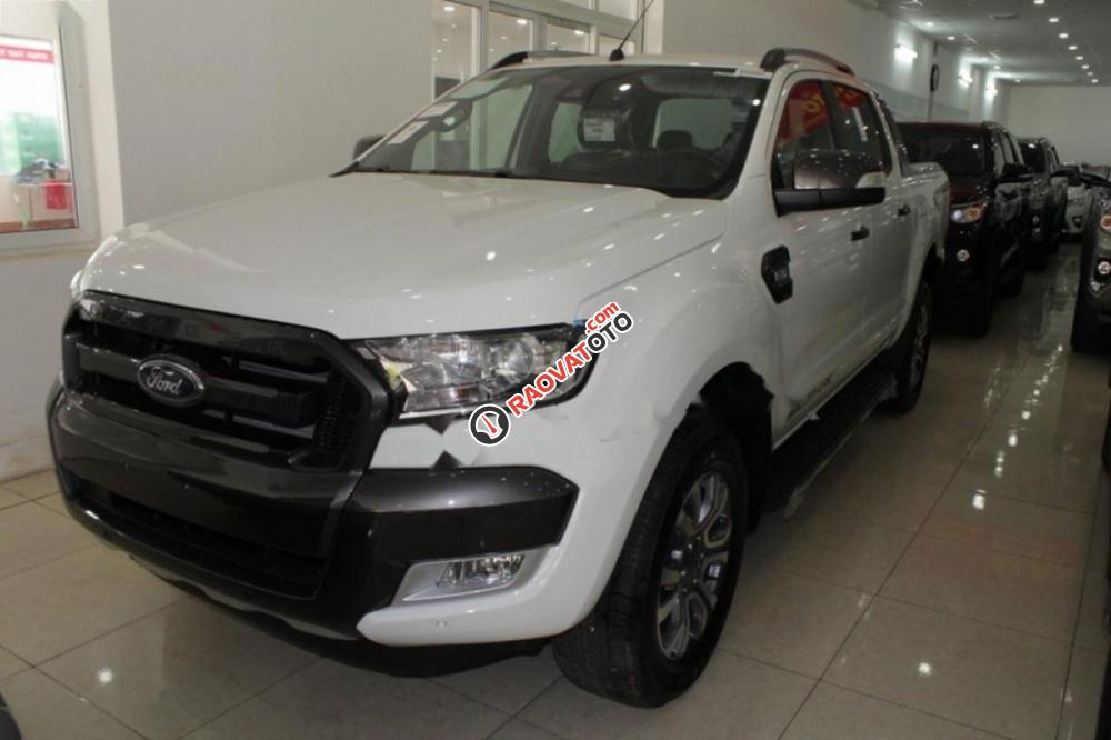 Bán ô tô Ford Ranger Wildtrak 3.2L 4x4 AT đời 2017, màu trắng, nhập khẩu, 925 triệu-0