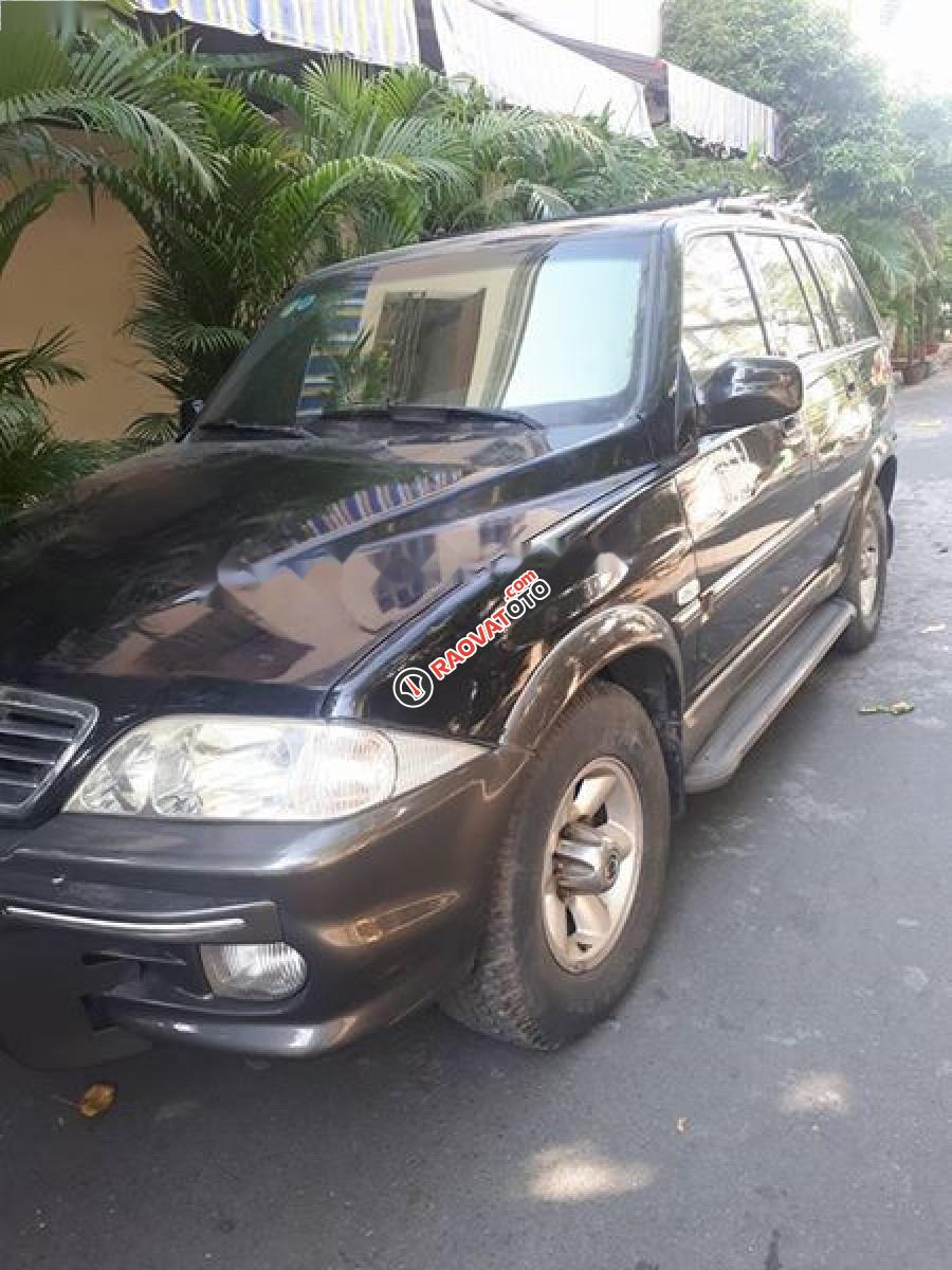 Cần bán xe Ssangyong Musso năm 2007, màu đen, xe nhập-0