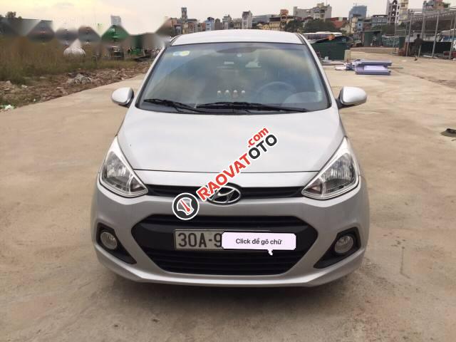 Cần bán xe Hyundai Grand i10 MT đời 2014, màu bạc -4