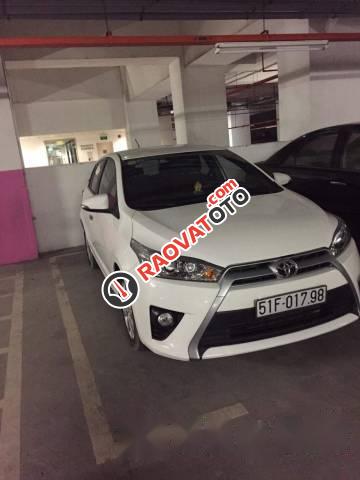 Cần bán Toyota Yaris sản xuất 2017, màu trắng giá cạnh tranh-4