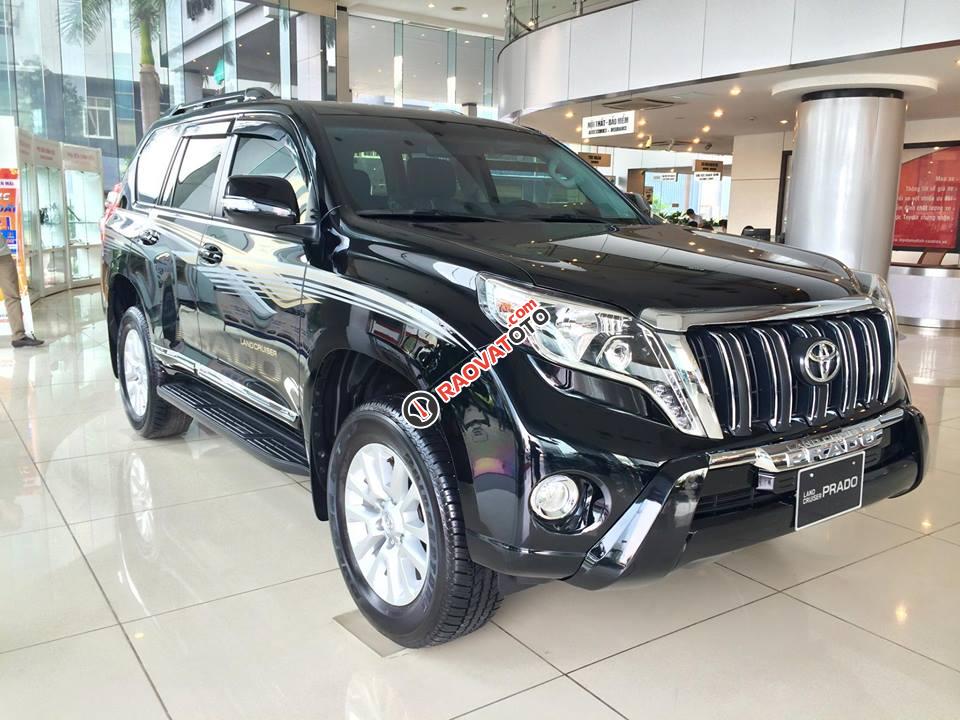 Toyota Land Cruiser Prado đen lịch lãm - Giá tốt nhất quý 1/2017 - Liên hệ đặt xe/ hotline: 0973.306.136-0