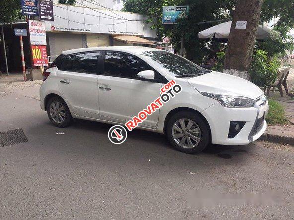 Bán Toyota Yaris G đời 2015, màu trắng -0