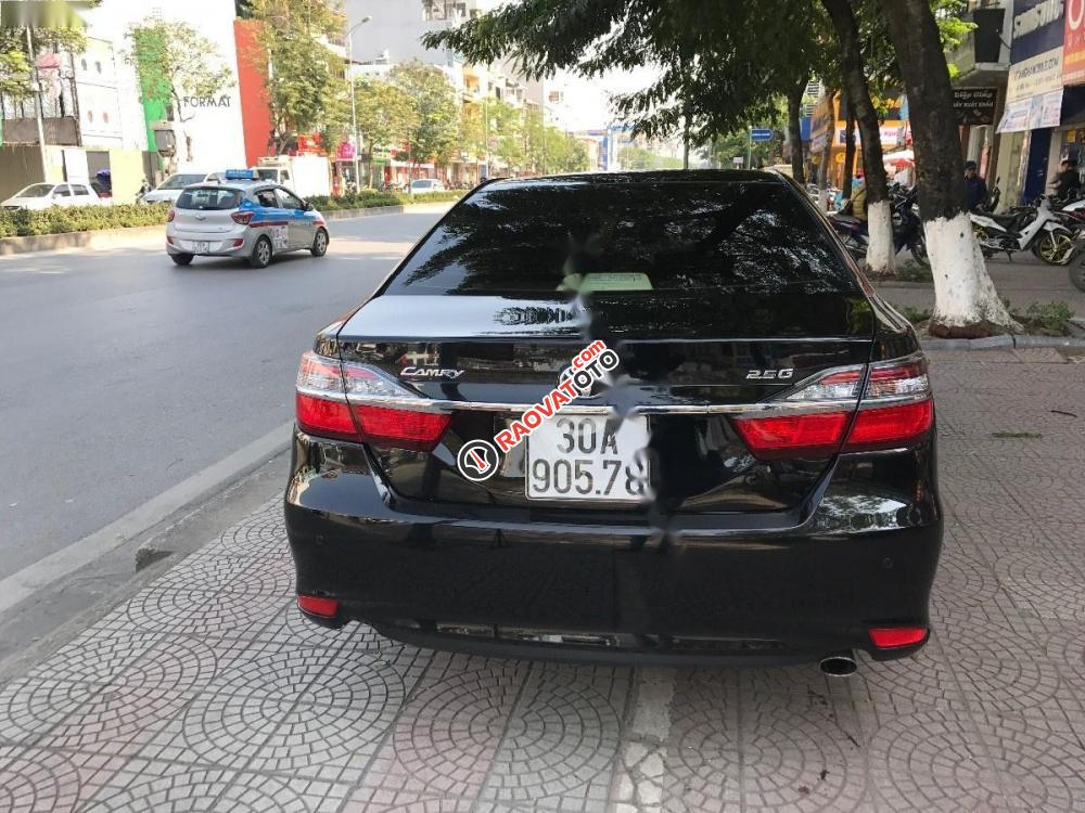 Bán Toyota Camry 2.5G đời 2015, màu đen-0