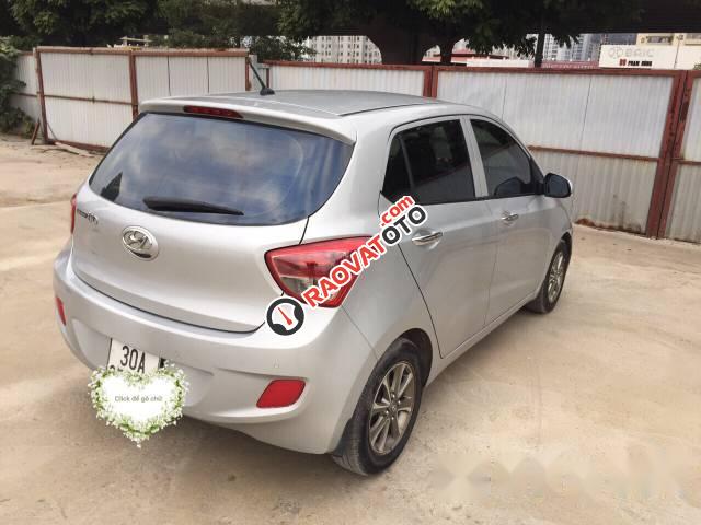 Cần bán xe Hyundai Grand i10 MT đời 2014, màu bạc -5