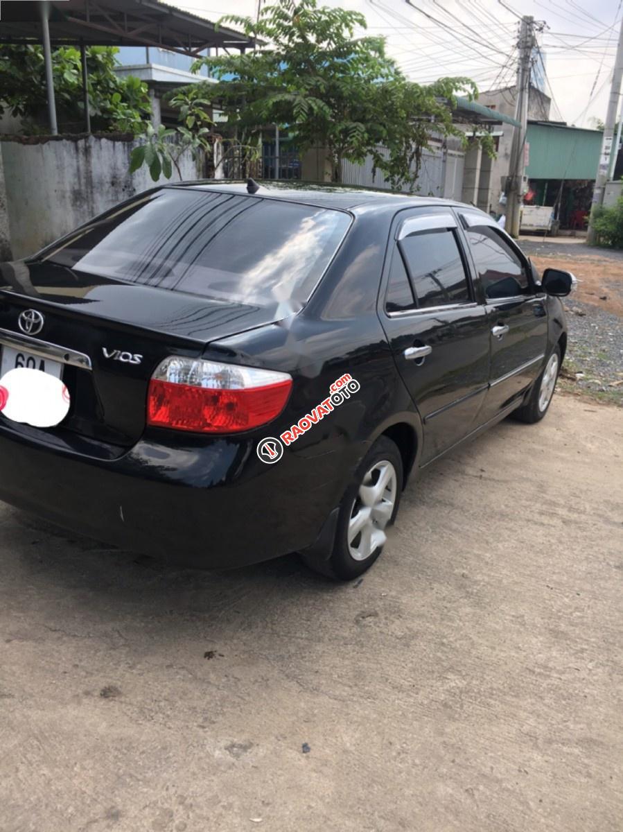 Cần bán lại xe Toyota Vios 1.5MT đời 2006, màu đen, giá 195tr-4