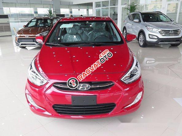 Bán Hyundai Accent Blue đời 2017, màu đỏ-0