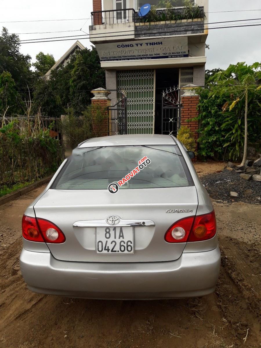 Cần bán gấp Toyota Corolla altis đời 2003, màu bạc chính chủ-2