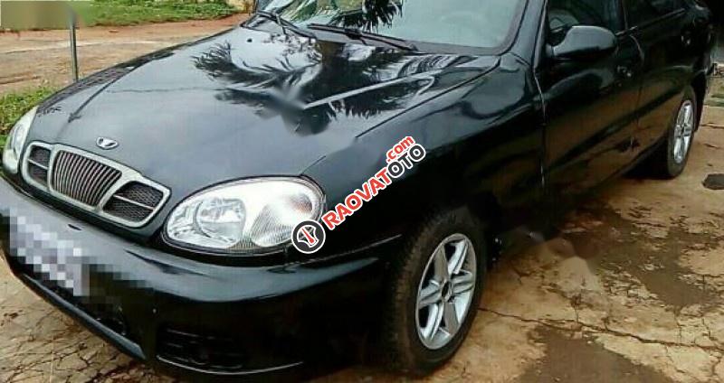 Bán Daewoo Lanos SX đời 2000, màu đen, 95tr-0