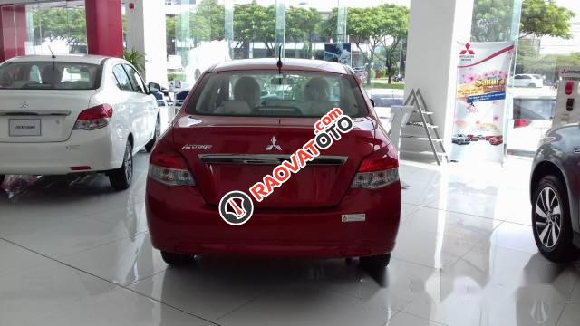 Bán xe Mitsubishi Attrage đời 2017, màu đỏ, xe nhập, giá tốt-1