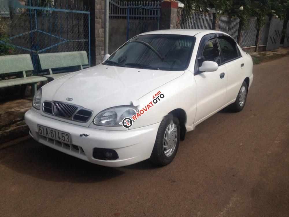 Bán ô tô Daewoo Lanos đời 2003, màu trắng, giá chỉ 98 triệu-2