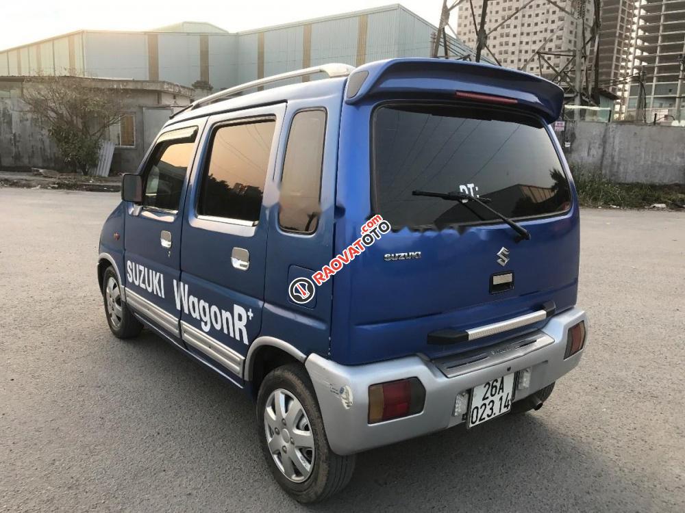 Bán xe Suzuki Wagon R+ 1.0 MT sản xuất 2005, màu xanh lam, giá tốt-2