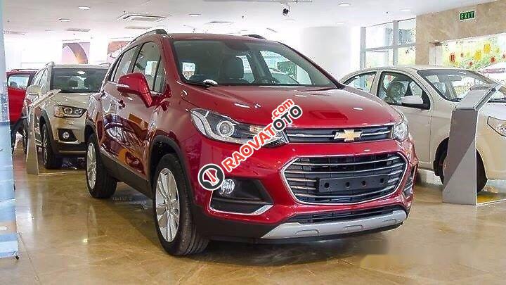 Bán Chevrolet Trax 2017, màu đỏ, nhập khẩu-0