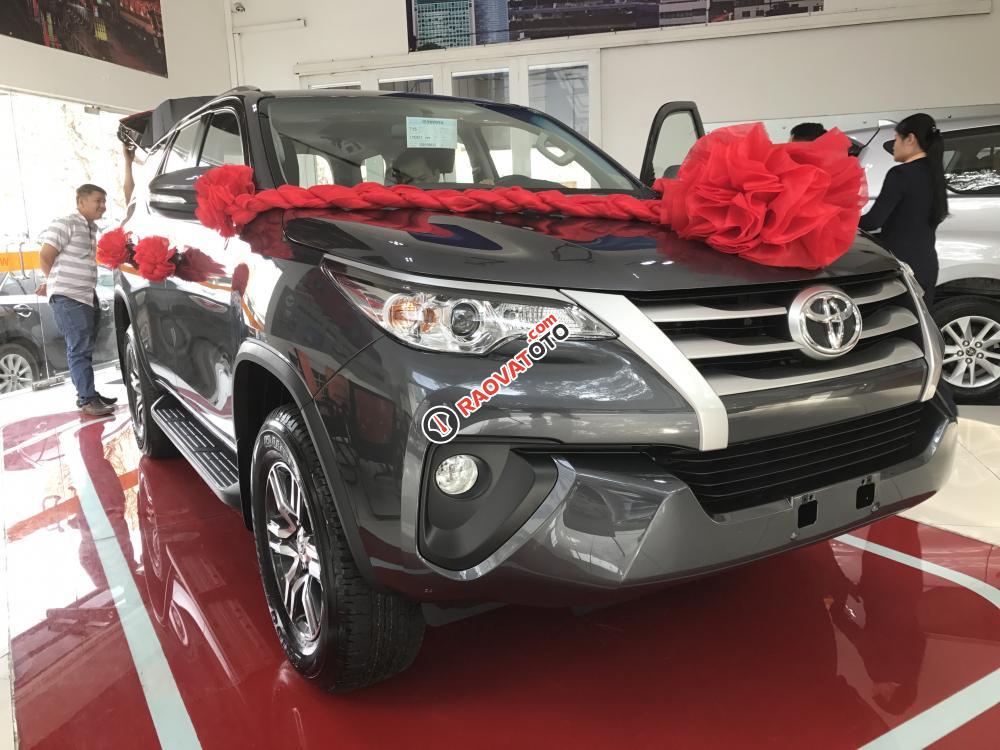 Bán xe Toyota Fortuner 2.4G đời 2017, màu xám (ghi), xe nhập-0