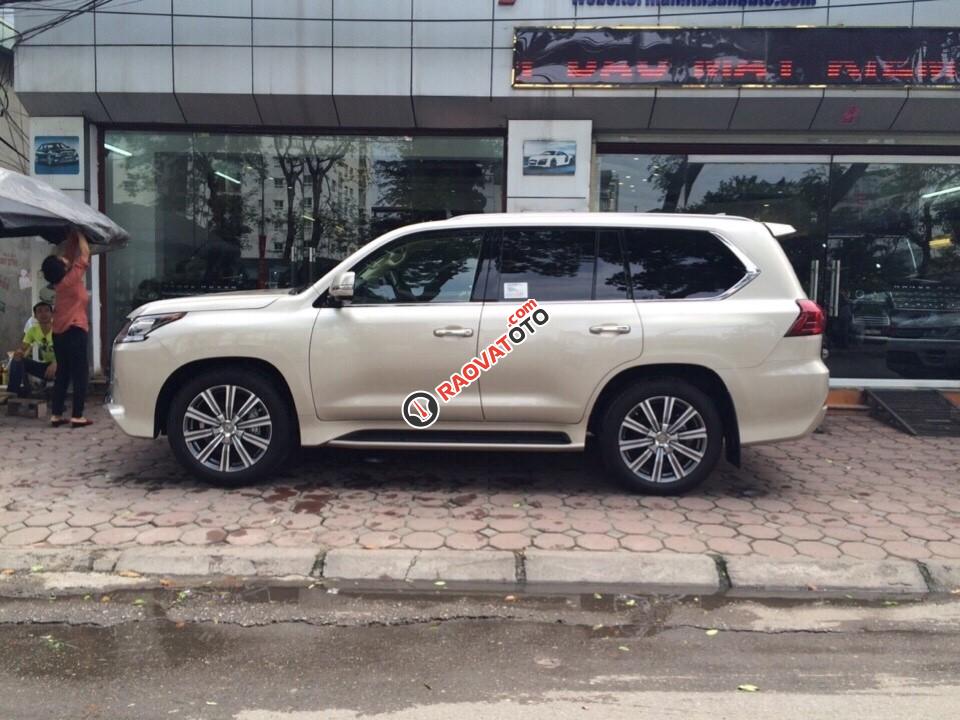 Bán xe Lexus LX 570 nhập Mỹ đời 2017, màu ghi vàng nội thất kem, mới 100%-11