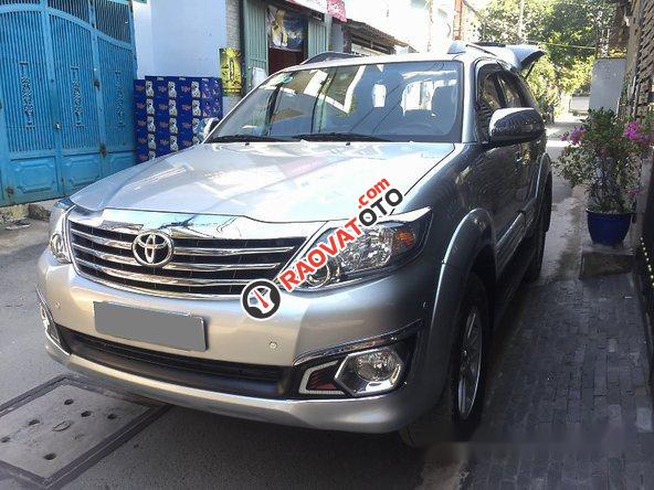 Bán Toyota Fortuner đời 2015, màu bạc-11