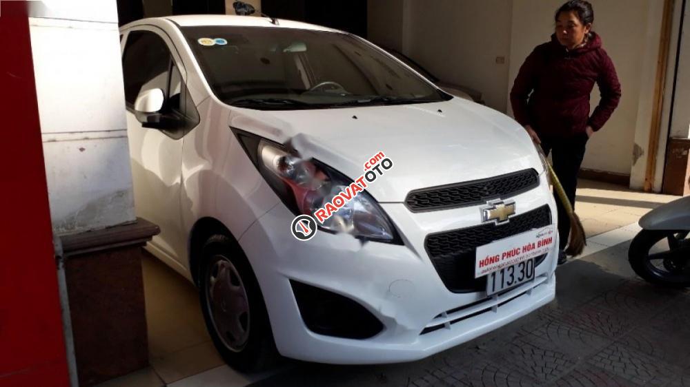 Bán Chevrolet Spark LS đời 2015, màu trắng chính chủ, 255tr-2