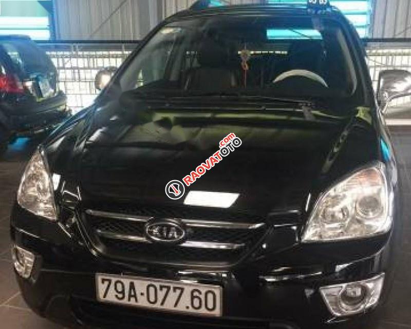 Cần bán gấp Kia Carens EX 2.0 MT đời 2010, màu đen xe gia đình, 390 triệu-3