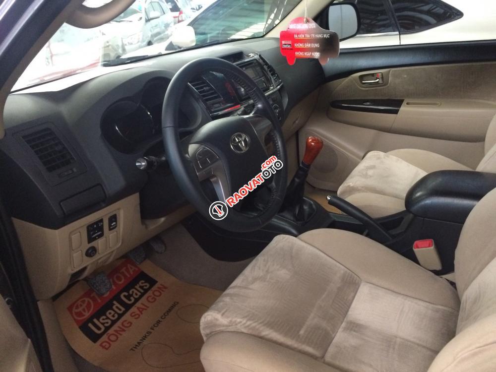 Bán Toyota Fortuner 2.5G MT năm 2014, màu xám, giá 850tr-7