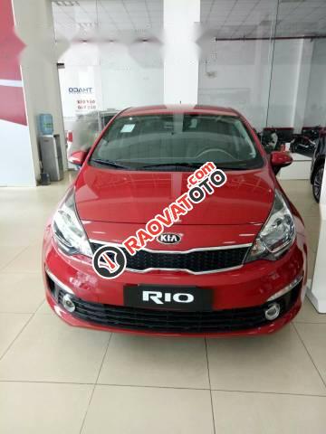 Bán Kia Rio đời 2017, màu đỏ, xe nhập-0