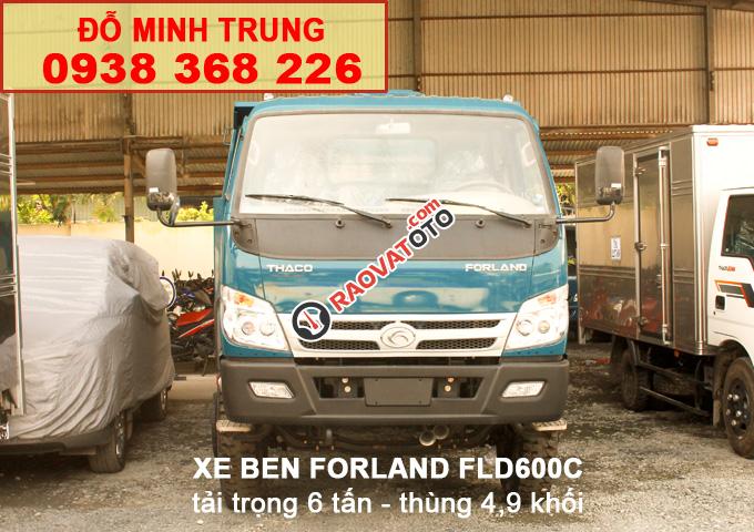 Xe Ben Thaco Forland FLD600C tải trọng 6 tấn / thùng 4.9 khối -Thaco Long An-1