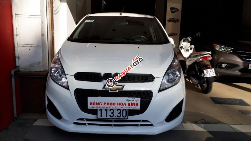 Bán Chevrolet Spark LS đời 2015, màu trắng chính chủ, 255tr-1