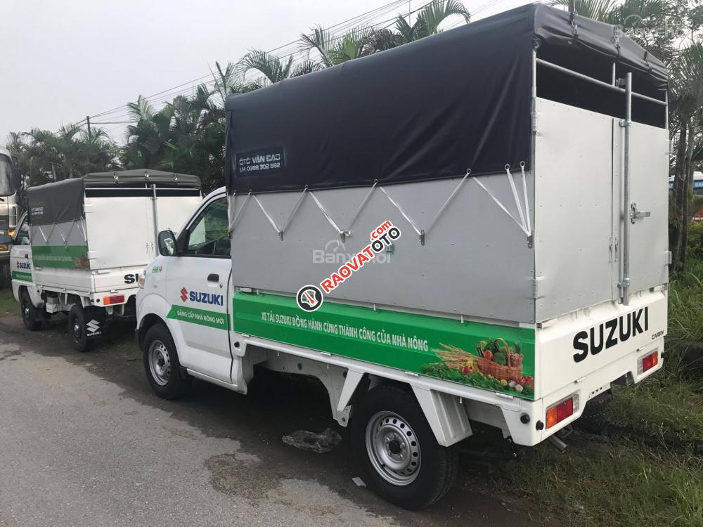 Suzuki Carry Pro đời 2017, màu trắng, thùng siêu dài nhập khẩu, liên hệ Suzuki Vân Đạo - 0983.489.598-2