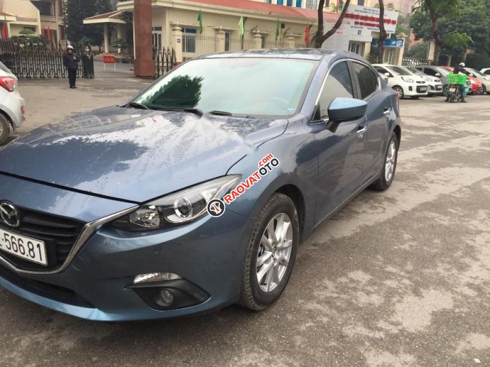 Bán xe Mazda 3 1.5AT đời 2016, màu xanh lam số tự động, giá cạnh tranh-0