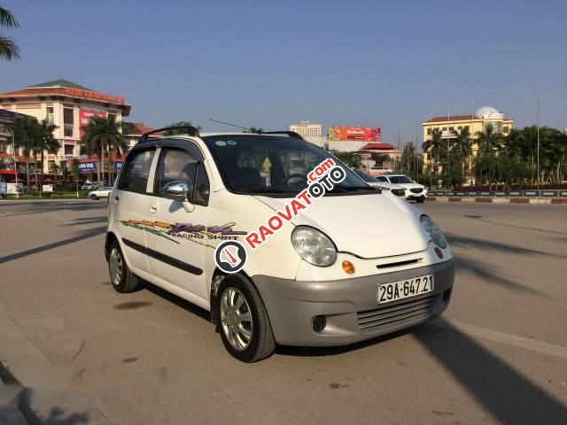 Cần bán lại xe Daewoo Matiz MT đời 2007, màu trắng, giá tốt-1