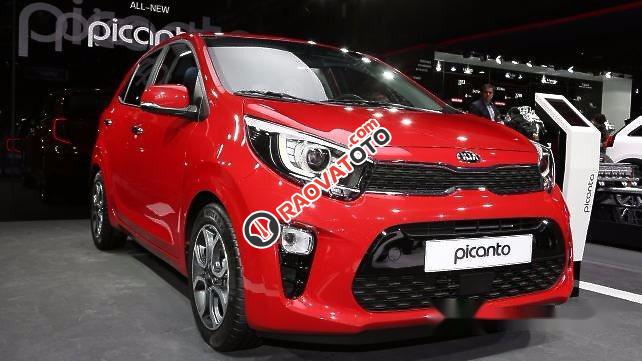 Bán Kia Morning Van đời 2017, màu đỏ, giá 279tr-2