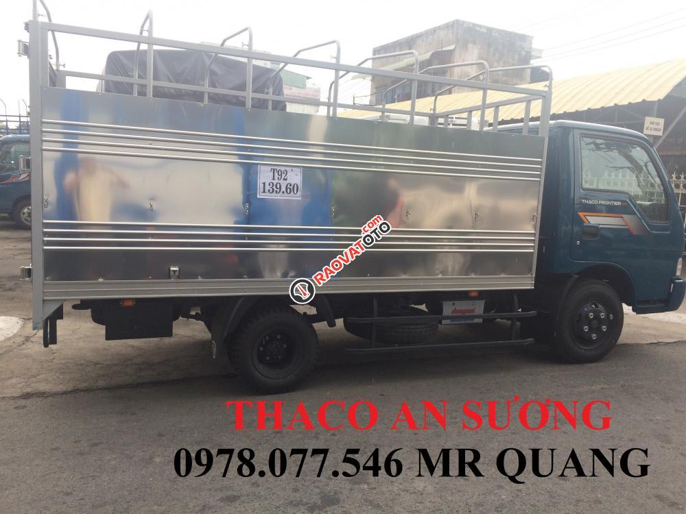 Bán xe tải Kia 2T4 thùng mui bạt, xe tải Thaco K165S mui bạt mới 100% tại TPHCM, giao ngay-2