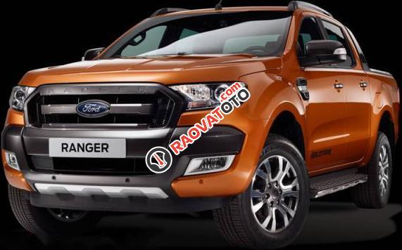 Cần bán Ford Ranger đời 2017, màu cam-0