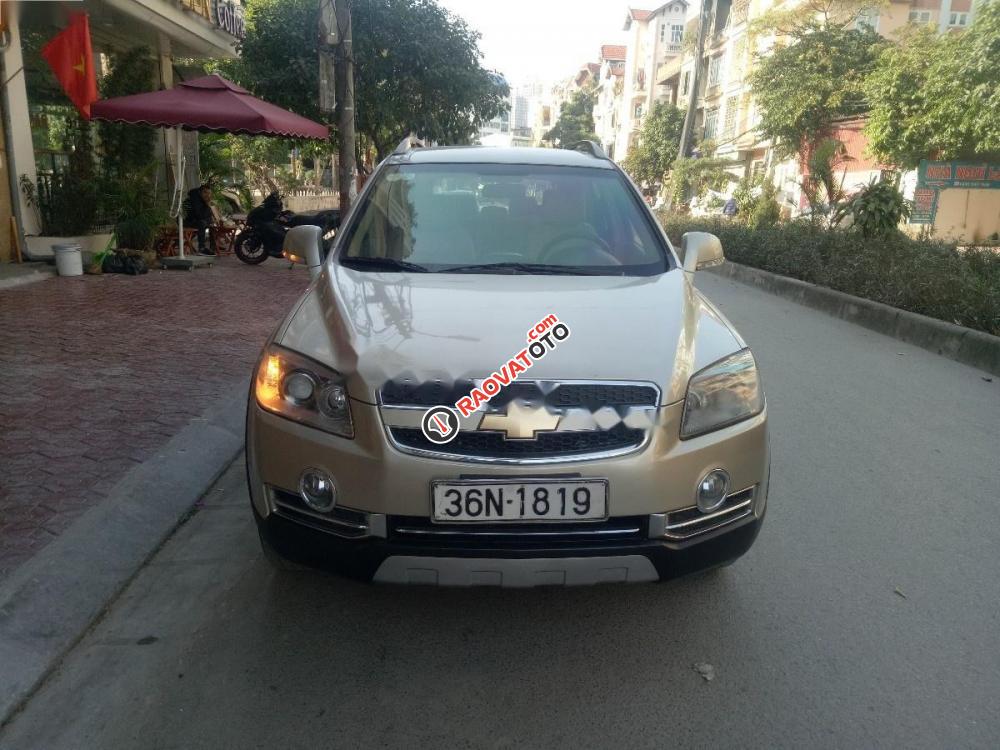 Cần bán xe Chevrolet Captiva LTZ Maxx 2.0 AT đời 2009, màu vàng chính chủ, giá chỉ 445 triệu-8