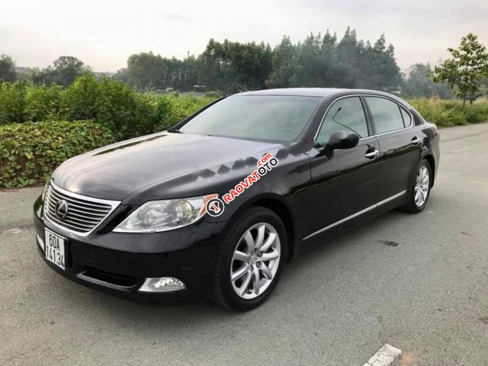 Cần bán gấp Lexus LS 460L đời 2007, màu đen, xe nhập-0