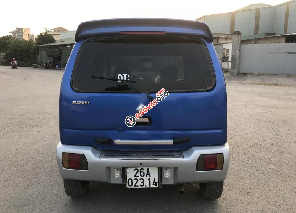 Bán xe Suzuki Wagon R+ 1.0 MT sản xuất 2005, màu xanh lam, giá tốt-6